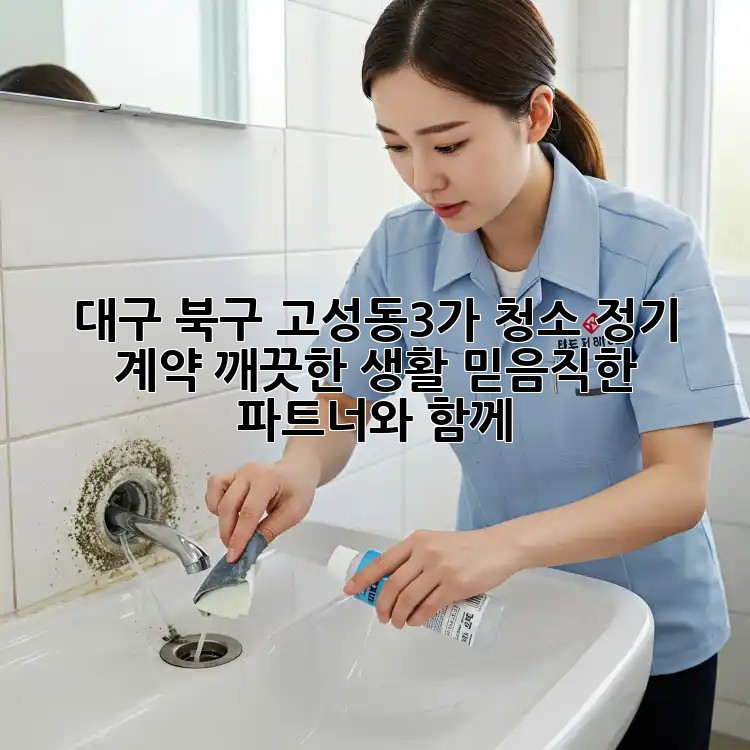 대구 북구 고성동3가 청소 정기 계약: 깨끗한 생활, 믿음직한 파트너와 함께!