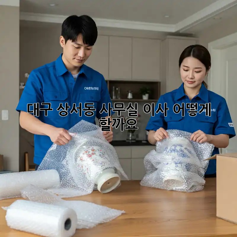 대구 상서동 사무실 이사, 어떻게 할까요? 🤔