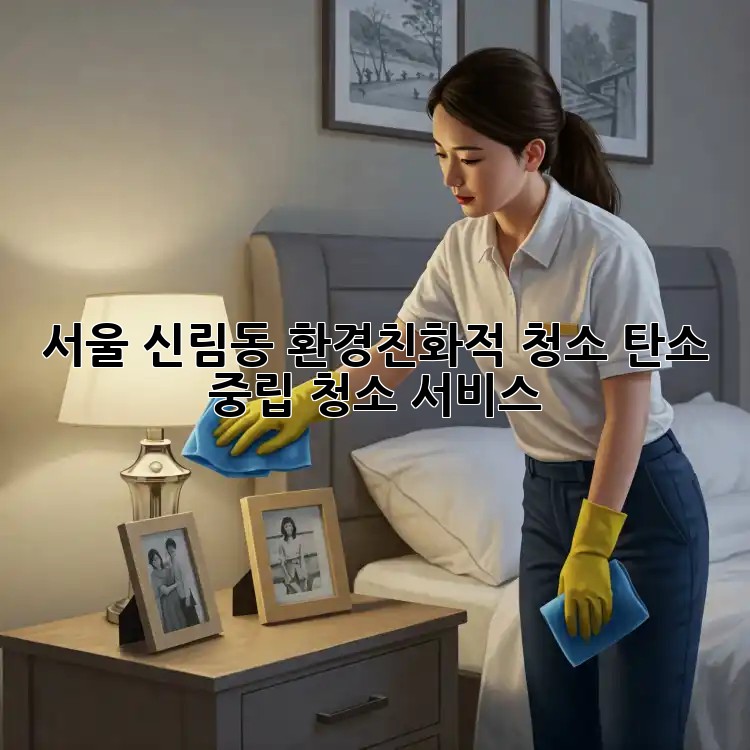 서울 신림동 환경친화적 청소: 탄소 중립 청소 서비스