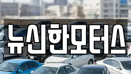 대전광역시 유성구 금고동 중고차 전문 뉴신한모터스